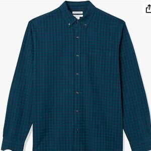 NEW XXL Amazon Essentials Men's Regular-Fit Long-Sleeve Pocket Oxford Shirt
